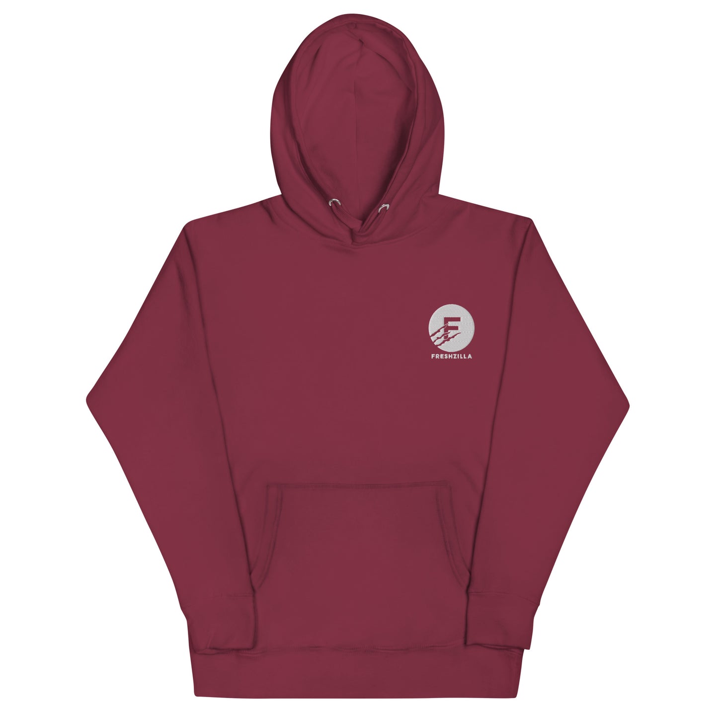 FRESHZILLA White Scar Logo Hoodie