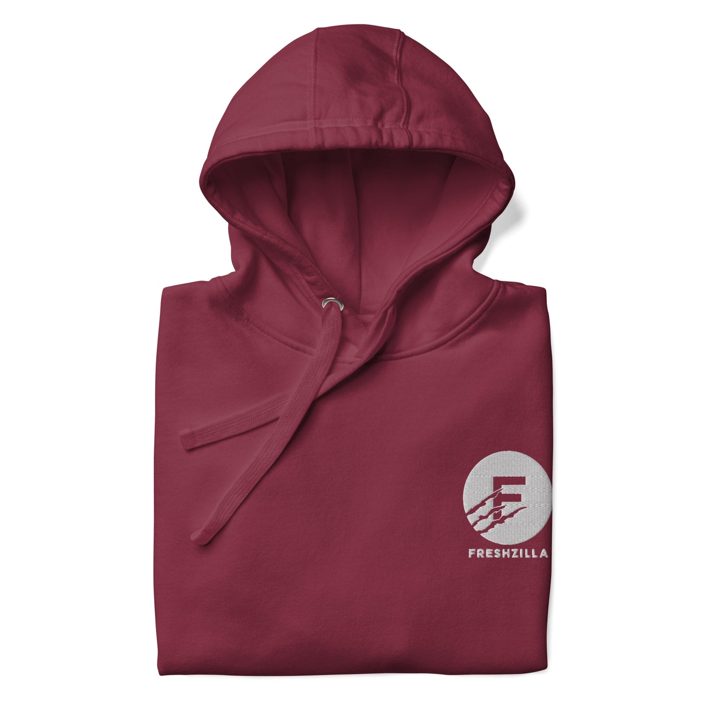 FRESHZILLA White Scar Logo Hoodie