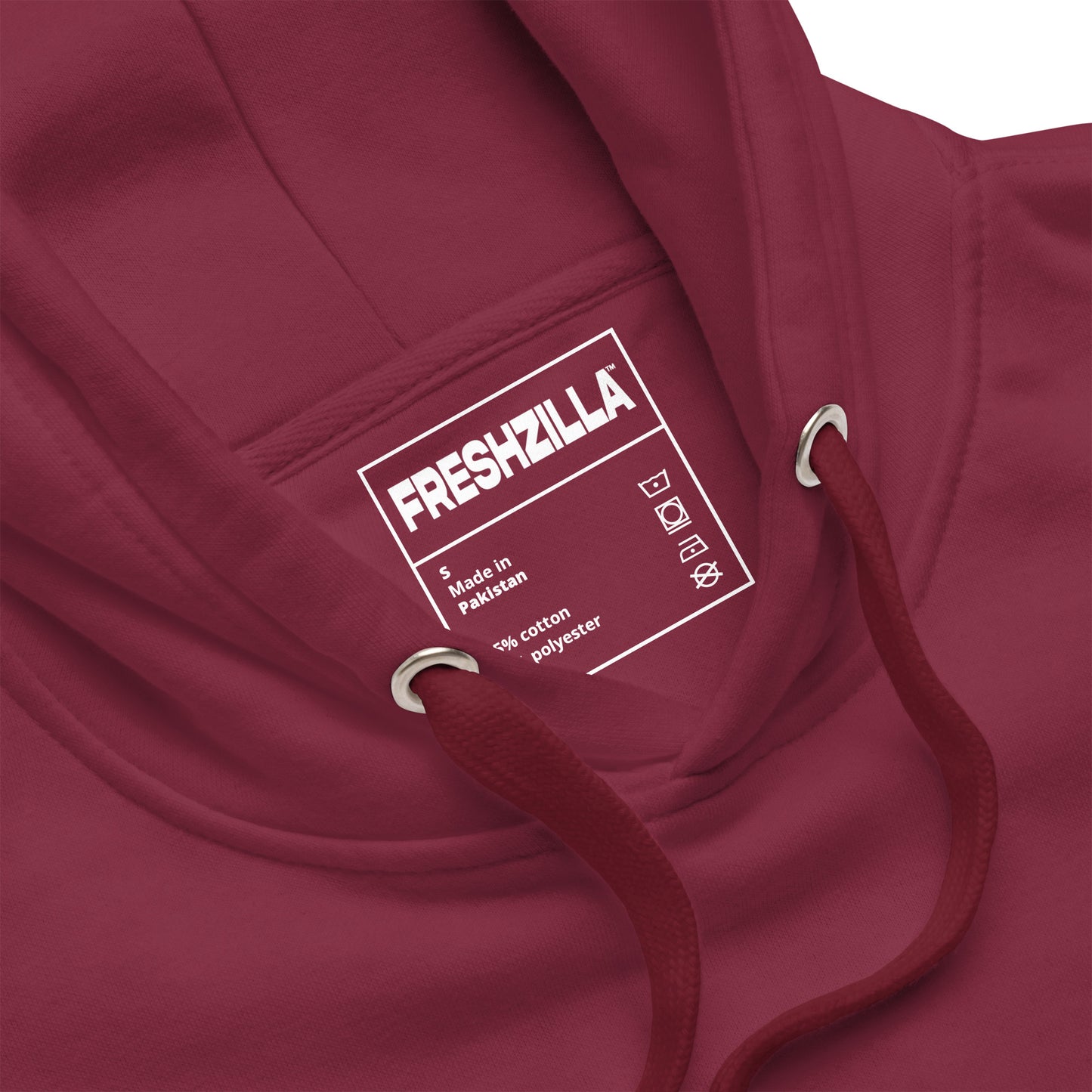 FRESHZILLA White Scar Logo Hoodie