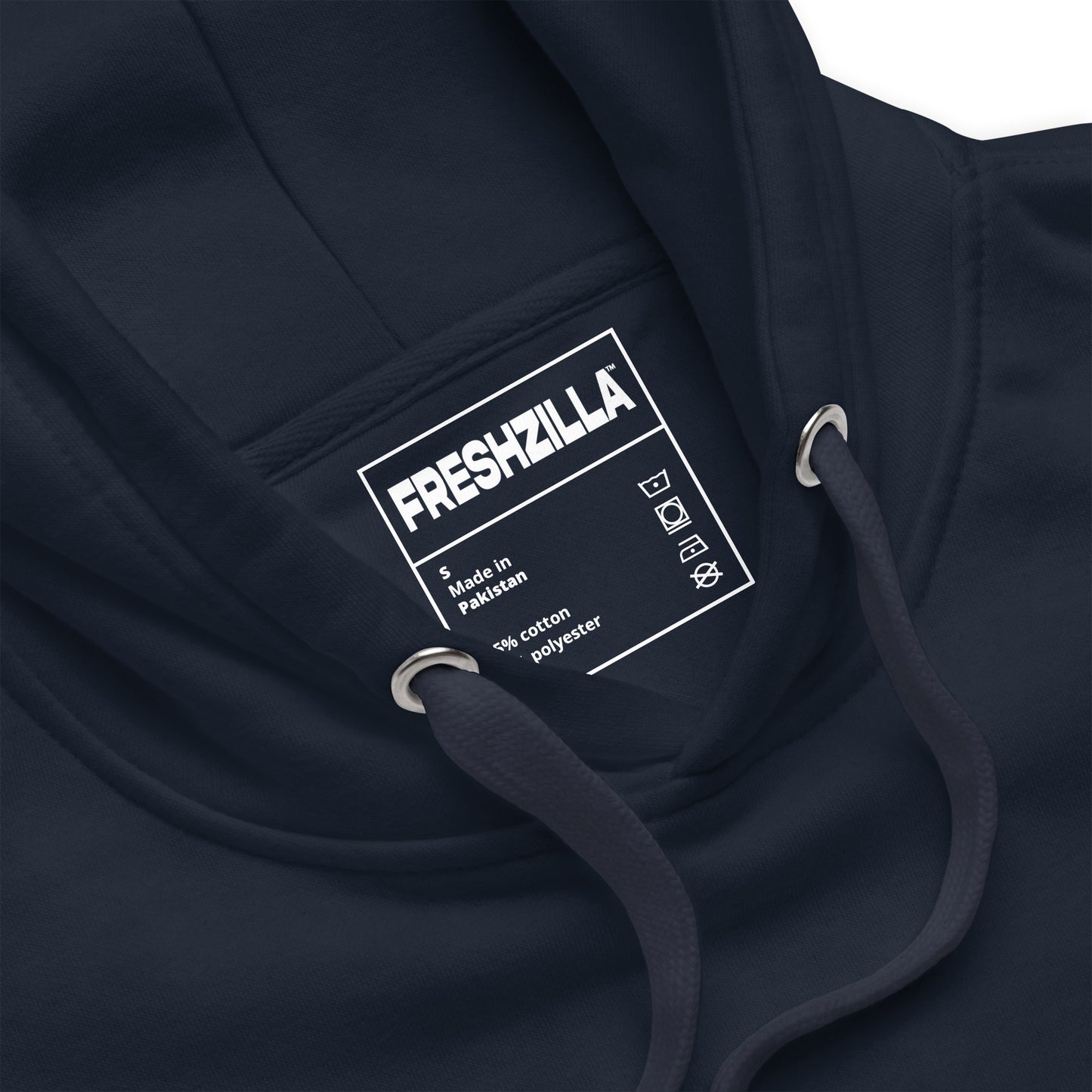 FRESHZILLA White Scar Logo Hoodie
