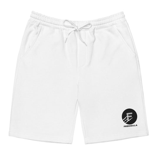 FRESHZILLA© fleece shorts White