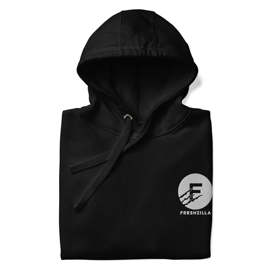 FRESHZILLA White Scar Logo Hoodie